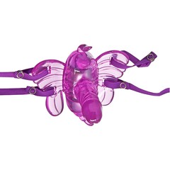  Фиолетовая вибробабочка HONEYDEW BUTTERFLY REMOTE с пультом ДУ 