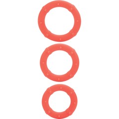  Набор из трех оранжевых эрекционных колец Posh Love Rings 