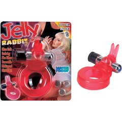  Эрекционное виброкольцо Jelly Rabbit 