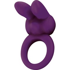  Фиолетовое эрекционное кольцо EOS THE RABBIT C-RING 