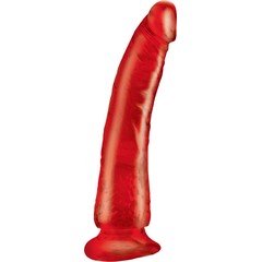  Красный фаллоимитатор c присоской 20,3 см 