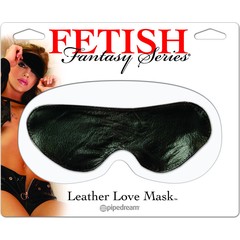  Кожаная маска на глаза Leather Love Mask 