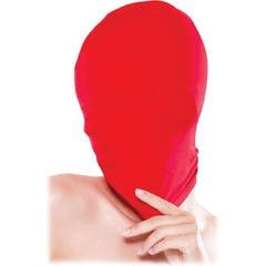  Красная закрытая маска на лицо 