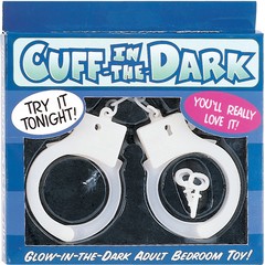  Светящиеся в темноте пластиковые наручники Cuff-In-The-Dark 