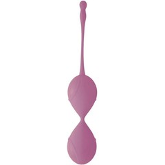  Силиконовые вагинальные шарики Vibe Therapy Fascinate розового цвета 