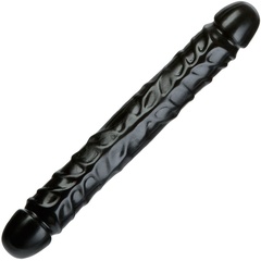  Двойной черный фаллоимитатор Black Double Dong 45,7 см 