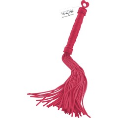  Красная многохвостая плеть Silicone Bondage Whip 32 см 