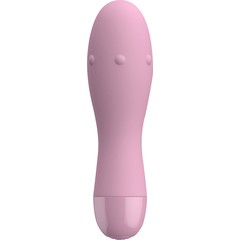  Нежно-розовый вибратор DONNA 12 см 