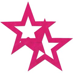  Розовые пестисы в форме звёзд 