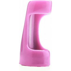  Розовая вибронасадка-эректор на пенис Vibrating Sleeve 