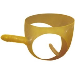  Фаллоимитатор поясной с анальным стимулятором 18,5 см 