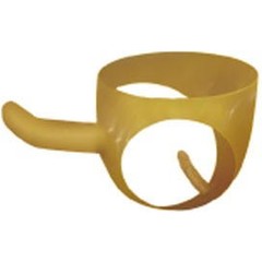  Поясной фаллоимитатор с анальным стимулятором 18 см 