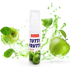  Гель-смазка Tutti-frutti с яблочным вкусом 30 гр 