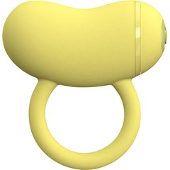  Желтое виброкольцо на пенис ENZO COUPLES RING 