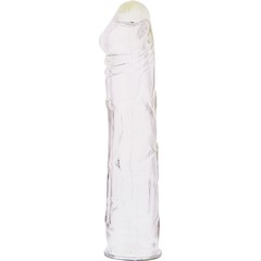  Закрытая прозрачная насадка на пенис 16,5 см 