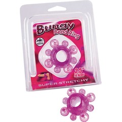  Розовое гелевое эрекционое кольцо Bungy 