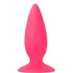  Конусообразная анальная пробка POPO Pleasure розового цвета 9 см 