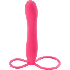  Розовая насадка на пенис POPO Pleasure для анальной стимуляции 14,5 см 