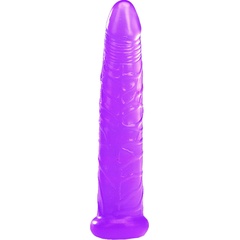  Фиолетовый желейный фаллоимитатор JELLY BENDERS THE EASY FIGHTER 16,5 см 