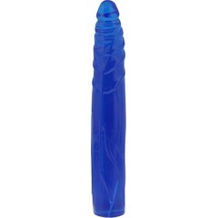  Синий гелевый фаллоимитатор 17,8 см 