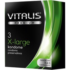  Презервативы увеличенного размера VITALIS PREMIUM x-large 3 шт 