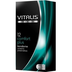  Контурные презервативы VITALIS PREMIUM comfort plus 12 шт 