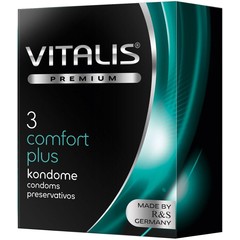 Контурные презервативы VITALIS PREMIUM comfort plus 3 шт 