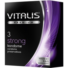  Презервативы с утолщенной стенкой VITALIS PREMIUM strong 3 шт 