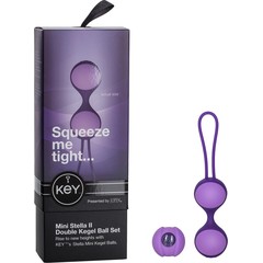  Фиолетовые вагинальные шарики MINI STELLA II KEGEL BALLS 