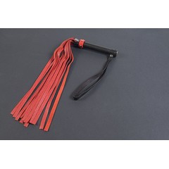  Чёрно-красная маленькая плеть 45 см 