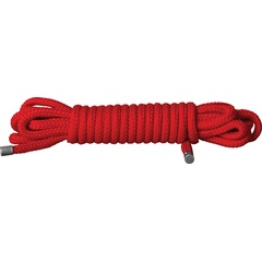  Красная нейлоновая веревка для бондажа Japanese rope 10 м 