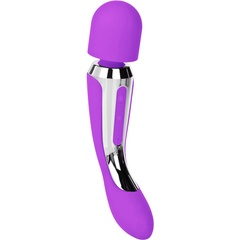  Фиолетовый вибромассажер Body Wand Massager 22,25 см 