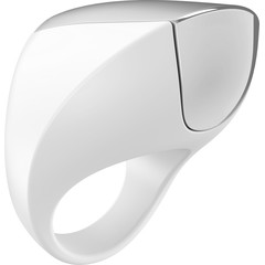  Белое перезаряжаемое эрекционное кольцо 