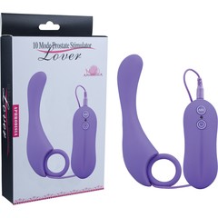  Фиолетовый вибростимулятор простаты Prostate Stimulator-Lover 13 см 