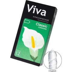  Классические презервативы VIVA Classic 12 шт 