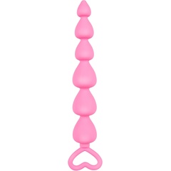  Розовая анальная цепочка Plip Plop 17,5 см 