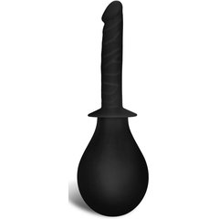  Черный анальный душ Bondage Fetish Deluxe Douche с наконечником-пенисом 