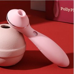  Розовый мембранный вибростимулятор клитора Polly Plus 16,8 см 