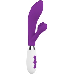  Фиолетовый вибратор-кролик Agave 23,1 см 