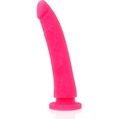  Розовый фаллоимитатор из силикона Delta Сlub Toys Dong Pink Silicone 20 см 