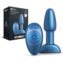  Синяя анальная вибропробка Rimming Petite 12,4 см 