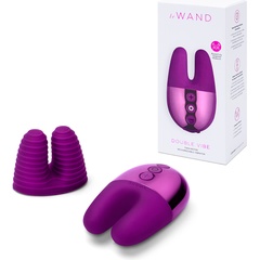  Фиолетовый вибратор с ушками Le Wand Double Vibe 