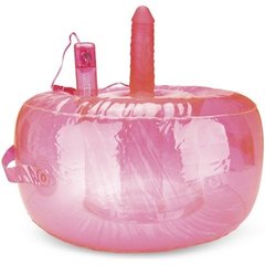  Розовая надувная подушка для секса в вибратором 