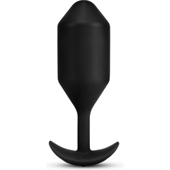  Черная вибропробка для ношения Vibrating Snug Plug 5 16,5 см 