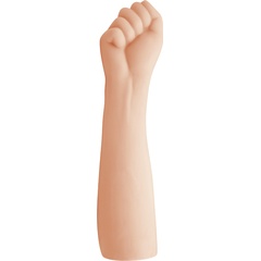 Телесный стимулятор в виде руки со сжатыми в кулак пальцами 36 см 