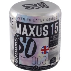  Экстремально тонкие презервативы MAXUS Extreme Thin 15 шт 