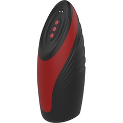  Черно-красный вибромастурбатор с подогревом Heating Suck Machine 