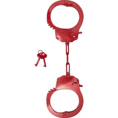  Красные стальные наручники 