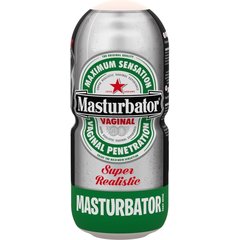  Стилизованный под пивную банку мастурбатор-вагина Vagina Beer Masturbator 