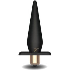  Черный анальный плаг Vibrating Butt Plug 